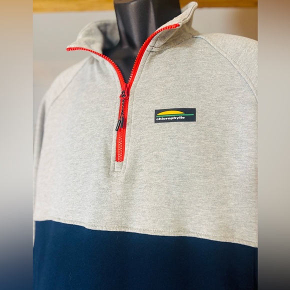 Chlorophylle-Men’s Half Zip Pullover – Colorblock – Like New – Size Small - Picture 5 of 10